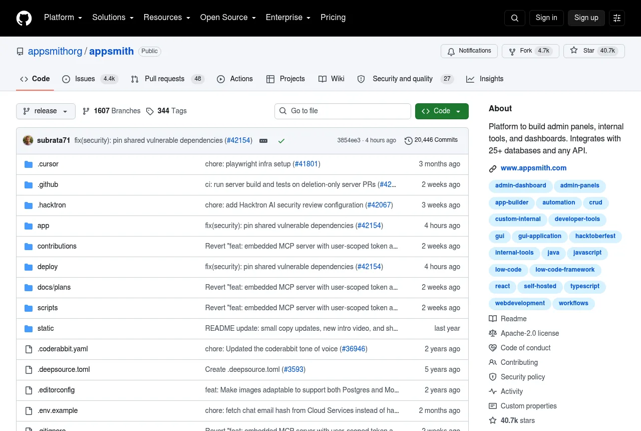 Repo — Appsmith